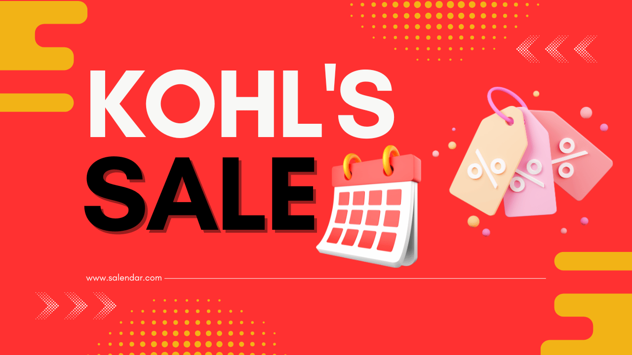 Kohl #39 s Sale Dates (2026) Year Round Sales Calendar