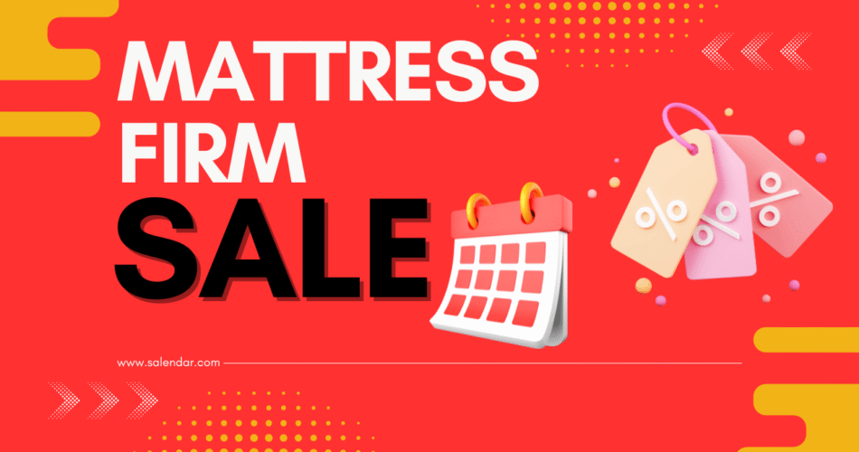 Mattress Firm Sale Dates