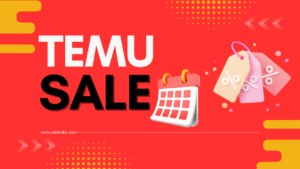 TEMU Sale Dates